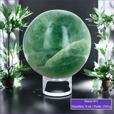 Sphère en Fluorine Verte minéraux