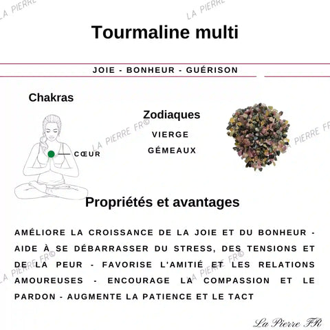 vertus de la tourmaline multi