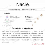 Perles en Nacre carré et plate 15x15 mm – Lot de 22 perles perle nacre