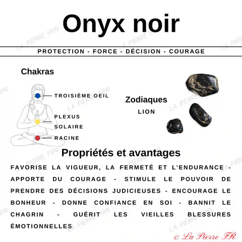 vertus de la pierre onyx noir