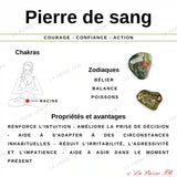 Pendentif Pierre Percée Pierre de Sang 