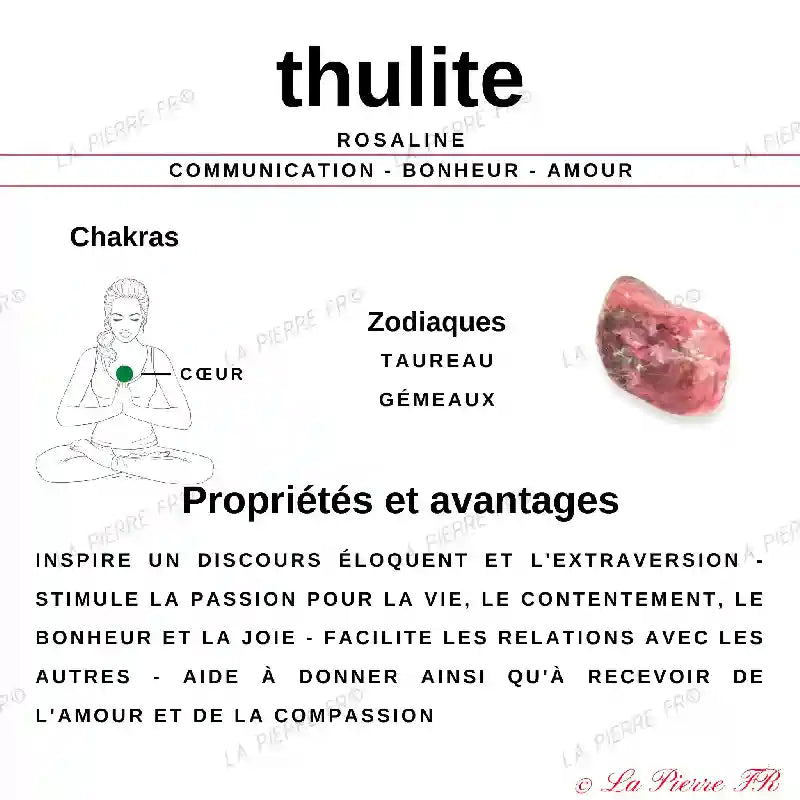 vertus de la pierre thulite