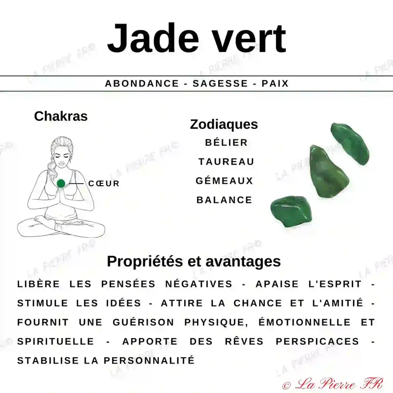 vertus des perles en jade vert